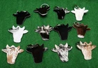 Cowhide keychain Hair On Leather Key Chain (12 key chain) Real Hair On Hide 6418
