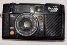Yashica Auto Focus Motor 35mm Film Camera Black with Yashica Lens 38mm f/2.8
