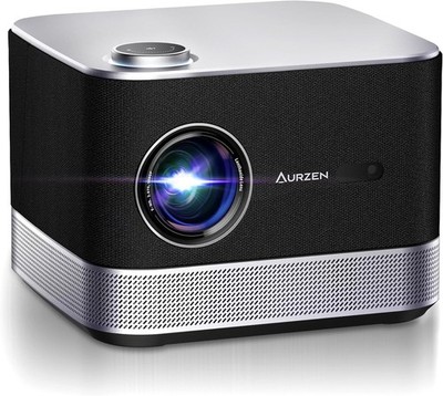 All-ln-One Beamer 4K, AURZEN Boom 3 Smart Projektor mit NetfIix, DoIby Audio