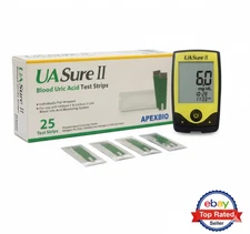 UASure II Uric Acid Meter Test Kit Uric Acid Tool & Test Strips Cheaper