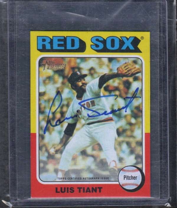 2024 Topps Heritage - Real One Autographs #ROA-LT Luis Tiant Near Mint