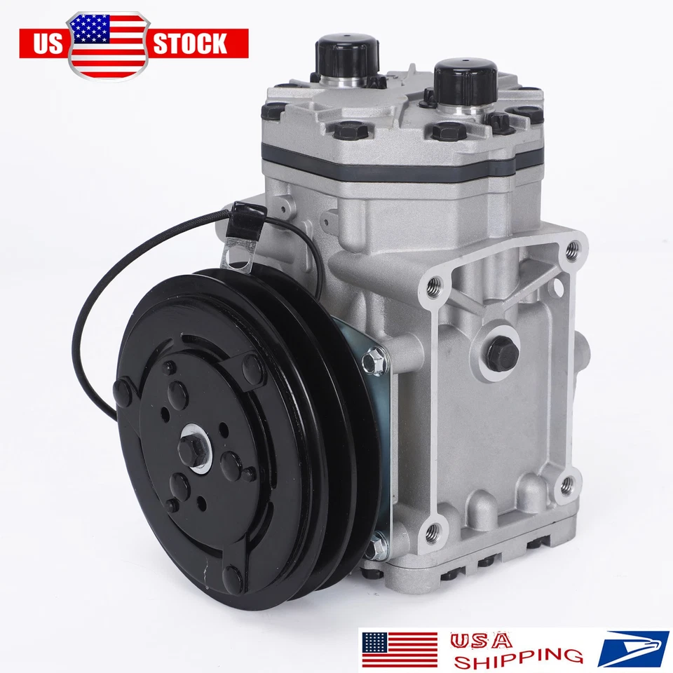 Compresor de aire acondicionado para Kenworth Freightliner Peterbilt 2502459C91 ER210L25248C Foto 4 de 4