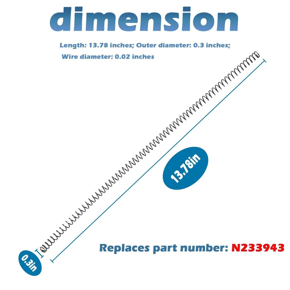 N233943 N386480 Return Springs For DeWalt Cordless Framer Nailer, 12