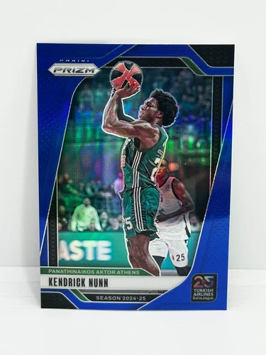 2024-25 Panini Prizm Euroleague Kendrick Nunn Blue Prizm /199