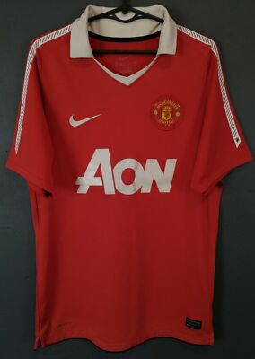 NIKE MENS MANCHESTER UNITED 2010/2011 ROONEY SOCCER FOOTBALL SHIRT