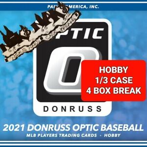 TEXAS RANGERS 2021 DONRUSS OPTIC BASEBALL HOBBY 1/3 CASE 4 BOX BREAK #18