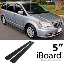 iBoard Stainless Steel 5 inches Running Boards Fit 11-20 Dodge Grand Caravan
