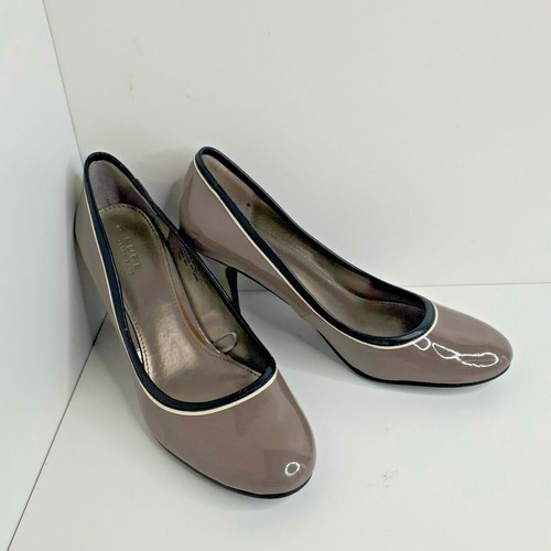 Alfred Sung Pure Women's Gray High Heel pump Size 8 - Picture 2 of 6