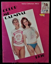 Color Me Carnival Book 9013 Pattern Craft Hobby Clothing Fabric Painting ideas