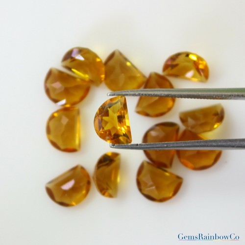 Rare Citrine D-Shape Faceted Loose gemstone good Quality, Inclusion Free - Imagen 18 de 22