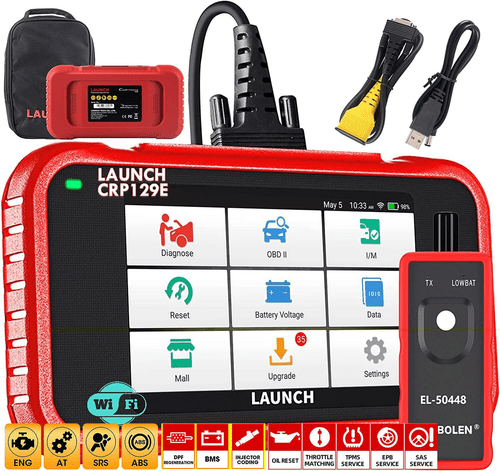 2024 Launch Scanner CRP129E OBD2 Car Engine ABS SRS SAS TPMS EPB Diagnostic Tool - Picture 1 of 12
