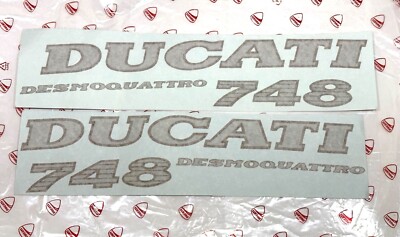 OEM Ducati 748 748SPS SPS Right Left Side Fairing Body Panel Sticker Decal Set