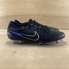 Nike Legend 10 Elite FG 6.5 Mens Womens 8 Black Chrome Hyper Royal Soccer Cleats