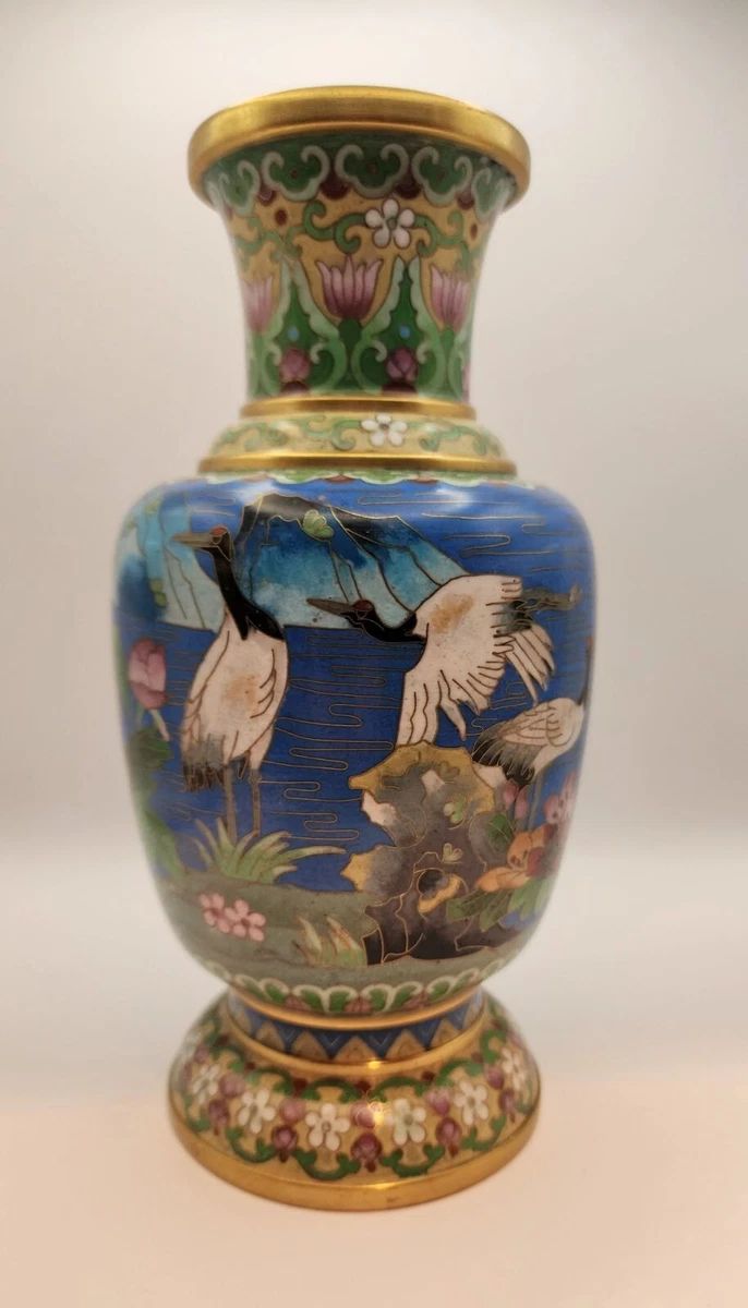 黄铜多色1900-1940 年日本花瓶| eBay