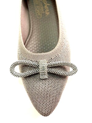 靴 mmr Skechers 158613 Embellished Memory Foam Slip On Flat Shoe Choose
