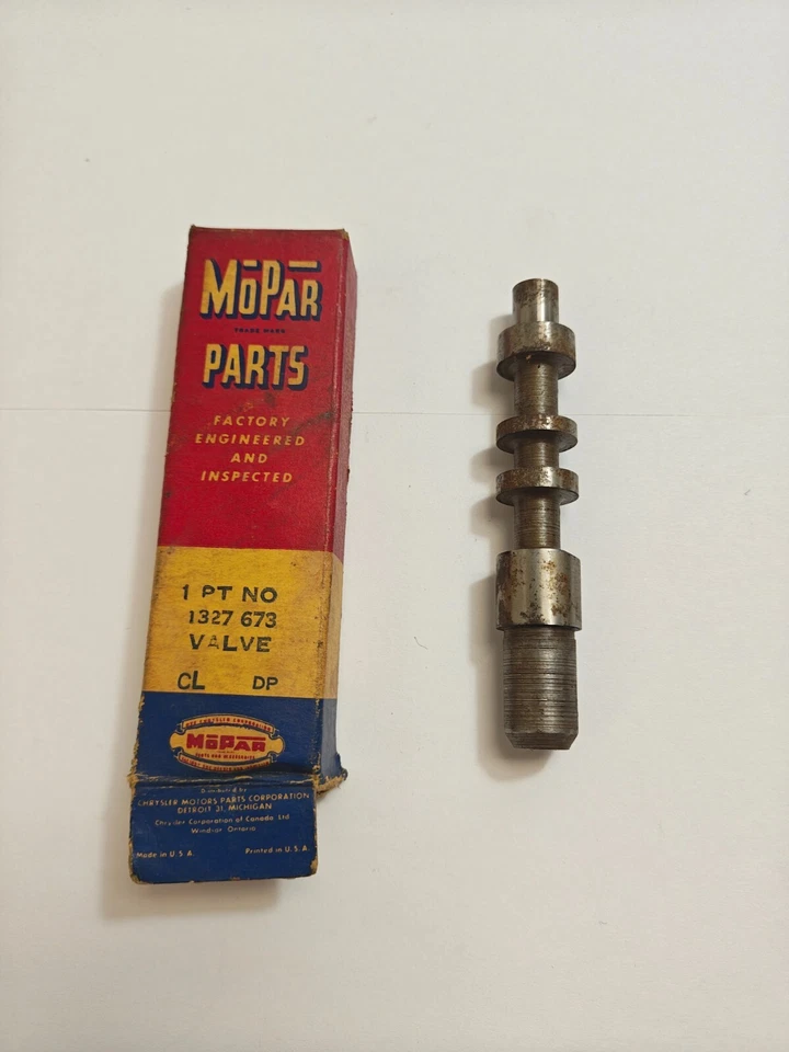 Клапан регулятора 1953-1960 Dodge Chrysler Desoto Powerflite 1327673 новый из старых запасов. - Изображение 3 из 4