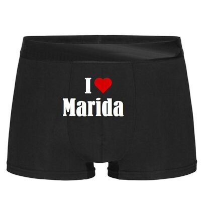 Boxershorts I Love Marida Geburtstag Geschenk Valentinstag Weihnachten