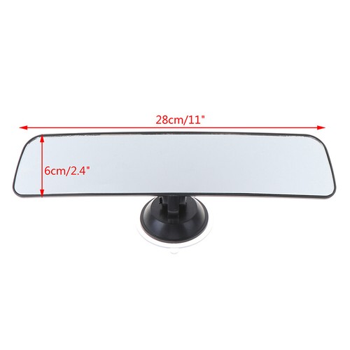 Panoramic Rear View Mirror Universal with Suction Installation Car InteriorS&I4 - Picture 2 of 11