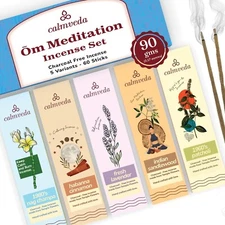 Incense Sticks Multipack (5 Variants) Charcoal Free, Made from Upcycled Flowers