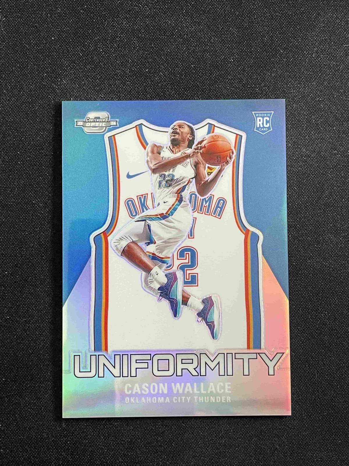 Cason Wallace 2023-24 Panini Contenders Optic Uniformity Silver RC #16