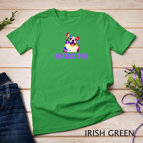 Camiseta unisex Pem Welsh Corgi colorido arte pop retrato para amantes de los perros - Imagen 4 de 15