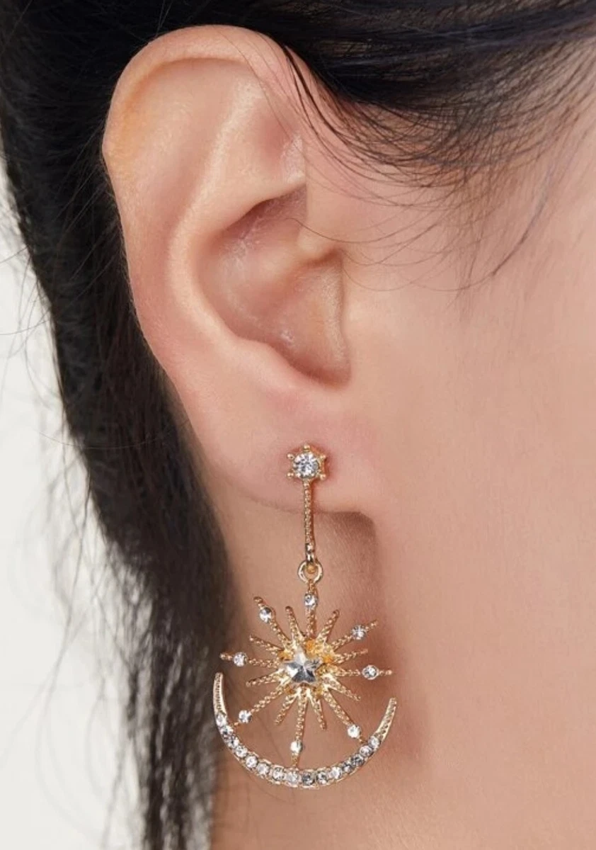 Beautiful crystal best sale earrings