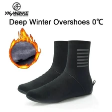 Winter Waterproof Cycling Shoes Cover Reflective Thermal thicker Overshoes  0°C