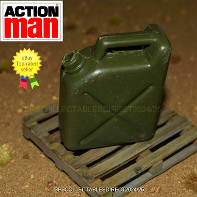 Vintage Action Man Palitoy gepanzerter Jeep 1 Kanister c1981-84 UK KOSTENLOSER VERSAND