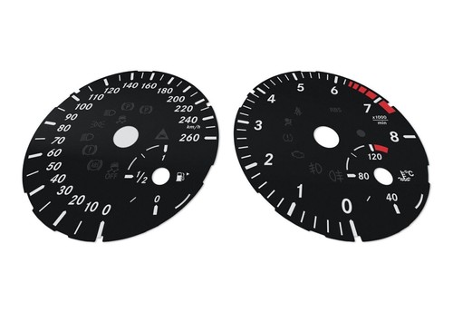 Mercedes-Benz ML,GL - Speedometer dials MPH to km/h Gauges - Picture 4 of 6