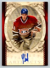 2010-11 Artifacts Autofacts #AFYW Yannick Weber (ref 209922)