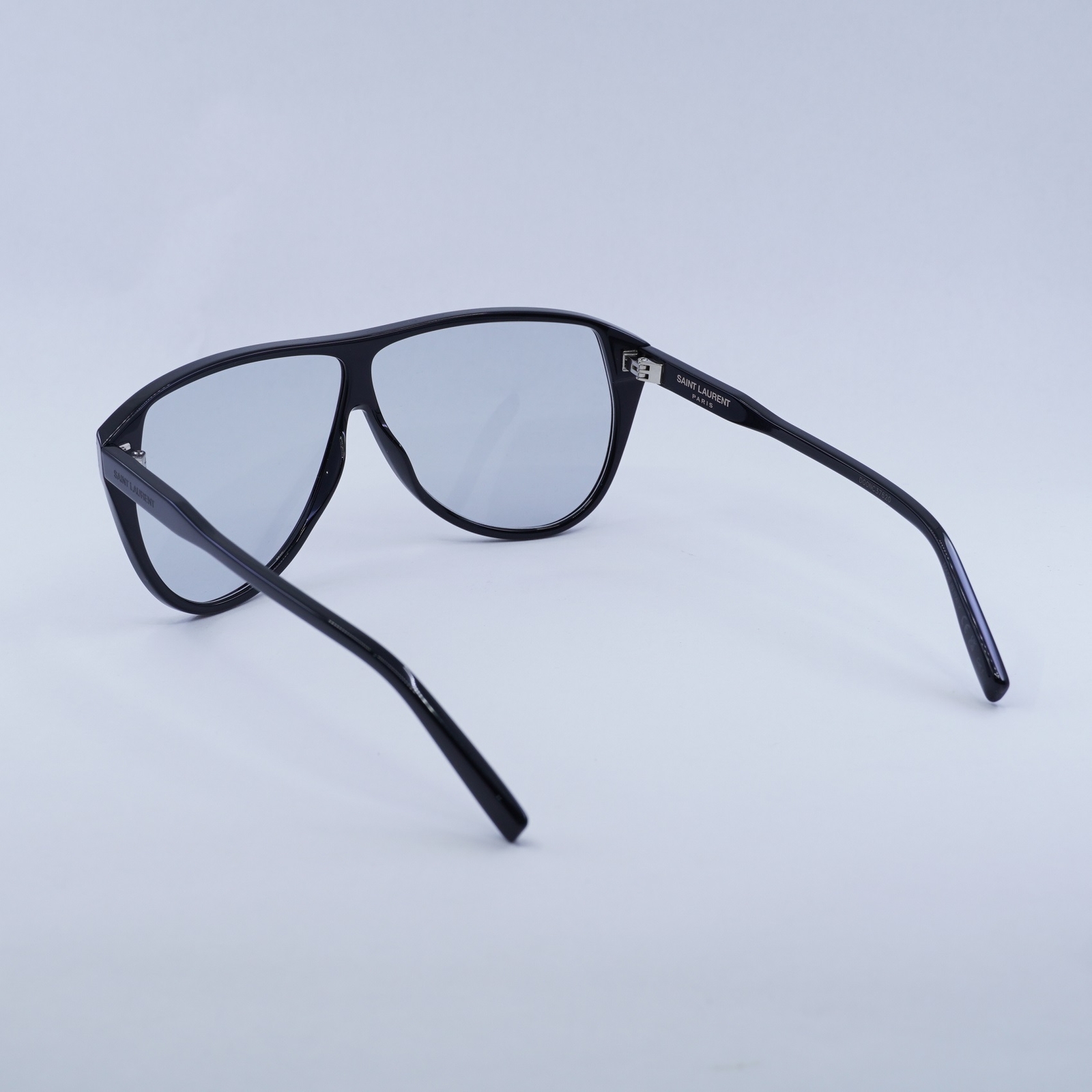 Occhiali da sole SAINT LAURENT SL731 GASPAR 001 nero azzurro 65 5 145 nuovi autentici...