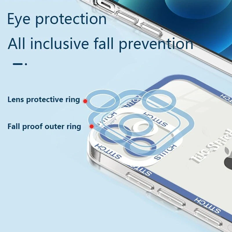 For iPhone Samsung Hot Cute Cartoon Stitch Women Girl Soft Phone Case Cover Back - Image 2 of 4