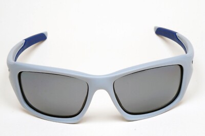 Oakley Sunglasses Polarized Valve Grey Blue Matte Fog Sport Wrap