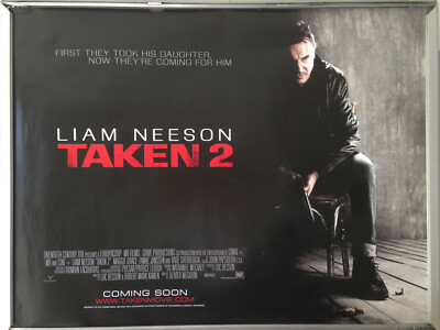 Cinema Poster: TAKEN 2 2012 (Advance Quad) Liam Neeson Famke Janssen