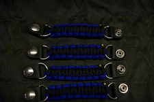 Vest extenders BLUE & BLACK  para cord lightweight STRONG!!! By Stitch