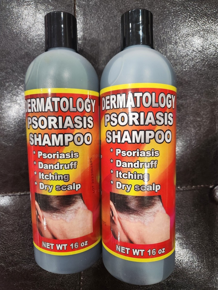 2 Dermatology Psoriasis Shampoo net wt 16 oz each Dandruff 2 Dermatology Psoriasis Shampoo net wt 16 oz each Dandruff
