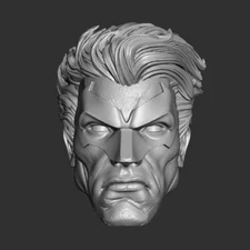 Hal Jordan Parallax custom head for McFarlane DC multiverse & other figures