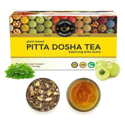 TEACURRY Pitta Dosha Tee (1 Monatspackung, 30 Teebeutel) Kostenloser Versand ...