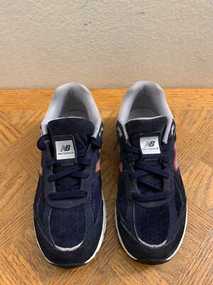 New Balance Kids 990v4 Running Auede Navy Gray KJ9904TG Size 5 | eBay
