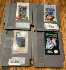 Castlevania Super C Star Wars Shadowgate Nintendo NES Cart Only Lot