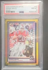 Panini Donruss Optic 2025 Drake Maye Patriots #47 Gold Prizm PSA 8 /10