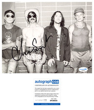 Chad Smith ‘Red Hot Chili Peppers’ Band Drummer Signed 8x10 Photo ACOA RHCP