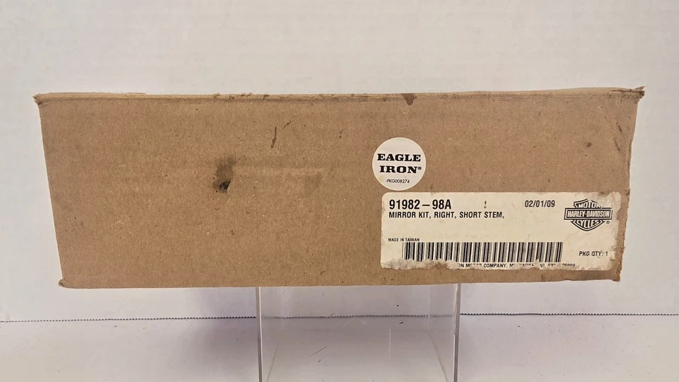 Kit de espejo retrovisor derecho Harley-Davidson Iron Eagle potencia corta 91982-98A *usado* Foto 2 de 4