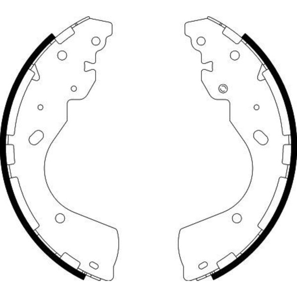Hella BREMSBACKEN-SATZ 294Mm Hinterachse Passend FüR Ford Ranger Ford USA-image