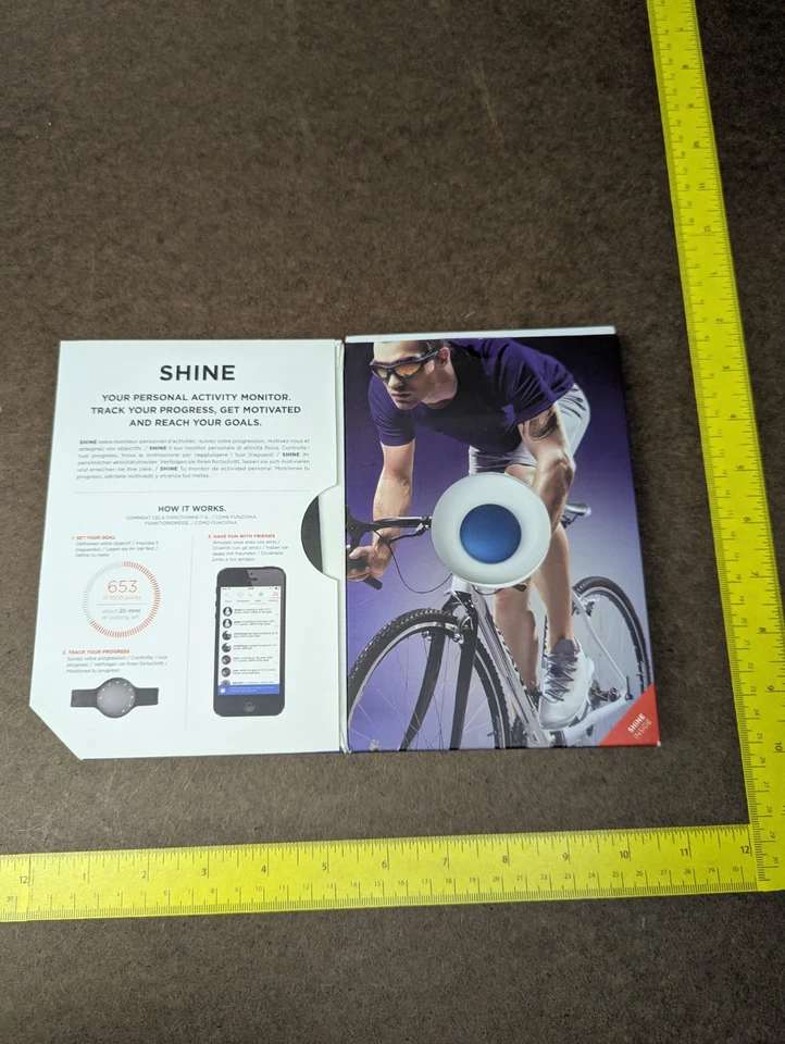 Monitor de sueño Misfit Shine actividad física. Foto 2 de 4