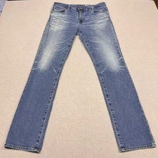 AG Adriano Goldschmied Jeans Men's 32x31 Everett Slim Straight Blue Denim