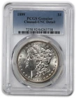 1899 P PCGS UNC Detail - Silver Morgan Dollar $1 US Coin #62987A