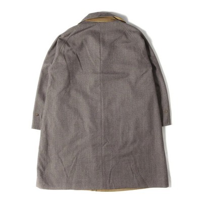 KAPTAIN SUNSHINE Men's Reversible Chesterfield Coat Japanese Brand