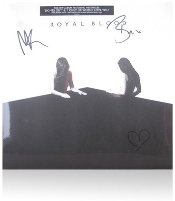 Royal Blood Signed How Did We Get So Dark Vinyl Sleeve Mike Kerr Ben Thatcher