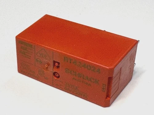 1pcs -Schrack RT424024 PCB Power Relay 10A 250Vac NOS
